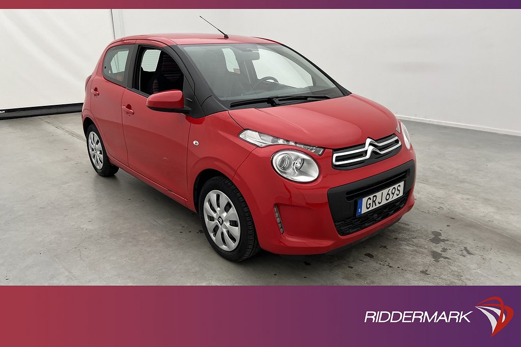 Citroën C1 1.0 VTi 72hk Feel 1 Brukare B-Kamera BT 0,37L/Mil