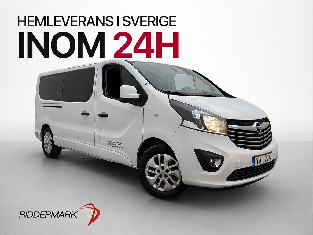 Opel Vivaro Kombi Lång 145hk Värmare Dragkrok B-Kamera 9-Sit