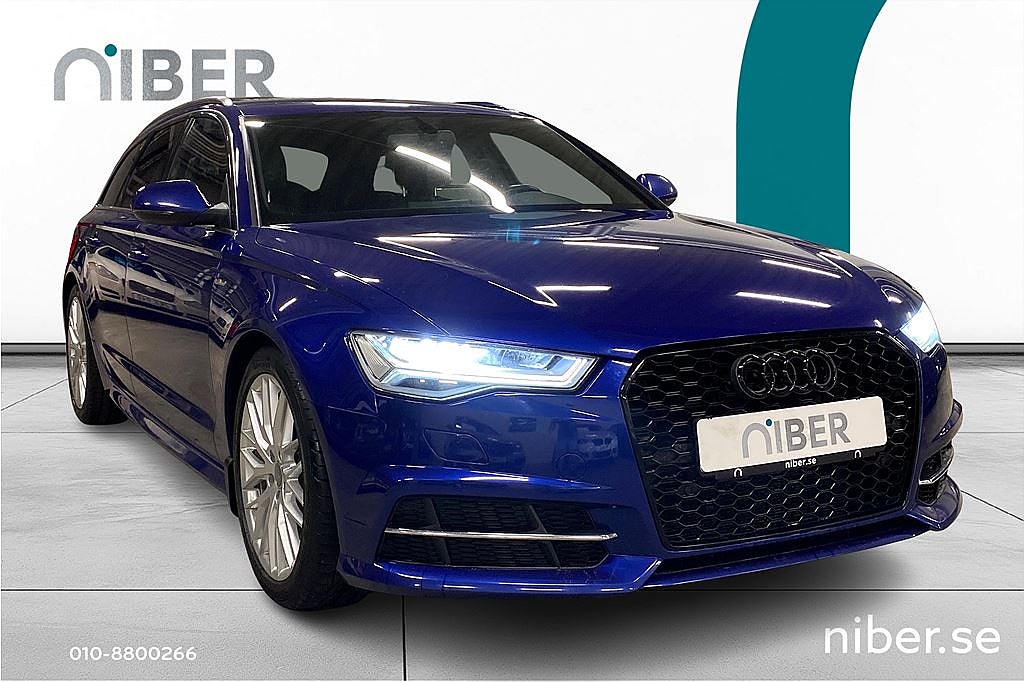 Audi A6 Avant 2.0 TDI S-Line, Custom Blå, Drag, Bränslevärmare