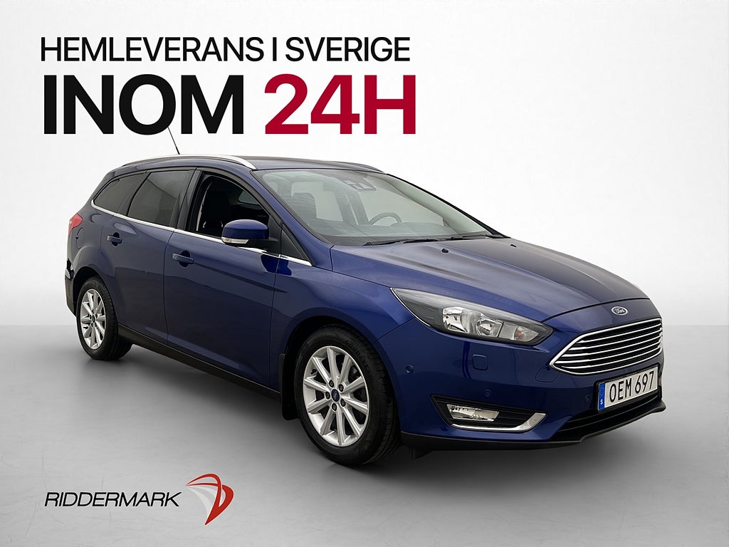 Ford Focus 125hk Titanium Kamera P-sensorer Sätesvärme