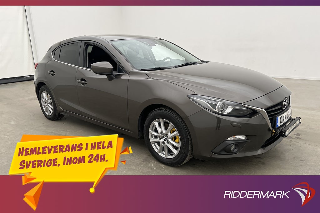 Mazda 3 Sport 2.0 SKYACTIV-G 165hk Keyless Navi P-Sensorer