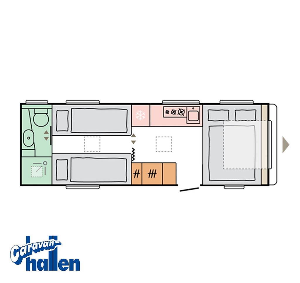 Adria Adora 663 UT (Pluspaket/Klimatanläggning Truma Aventa)