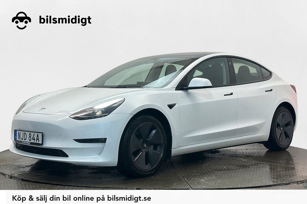 Tesla Model 3 Long Range AWD Drag Pano Kameror Moms 440hk