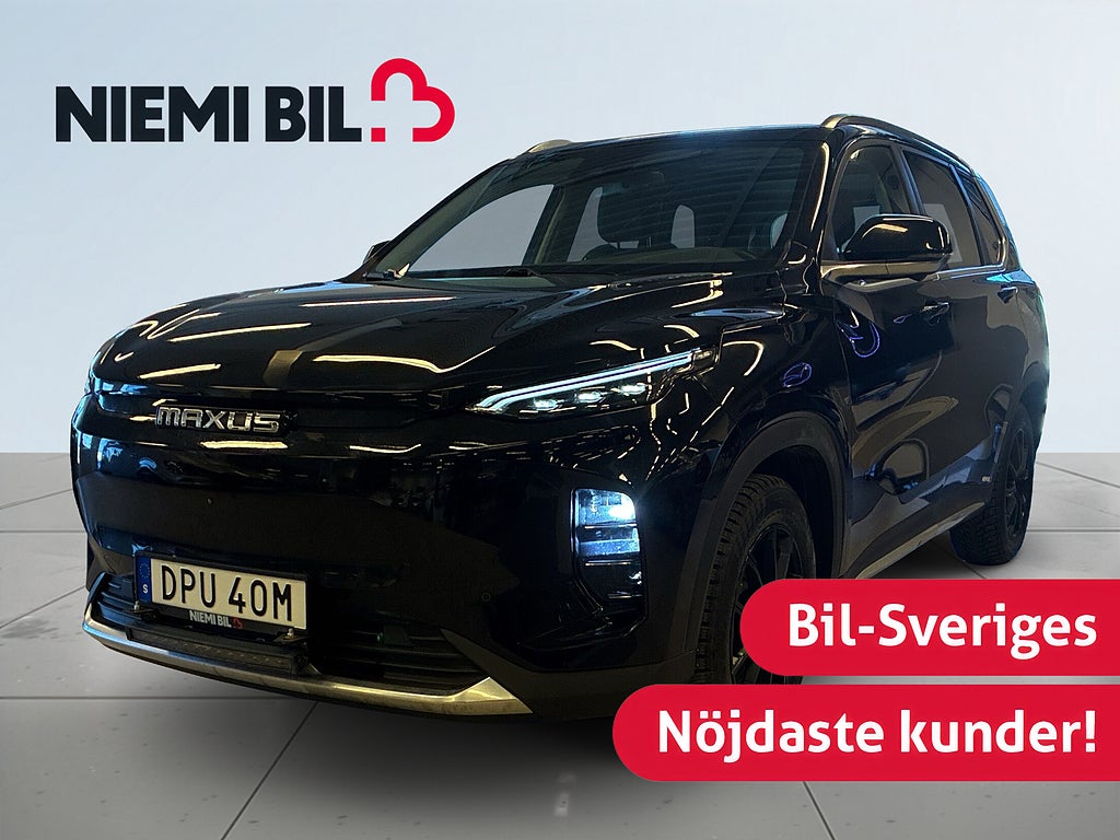 Maxus Euniq 6 345km räckvidd Pano/360-Kamera/Skinn/SoV-Däck/Värmare