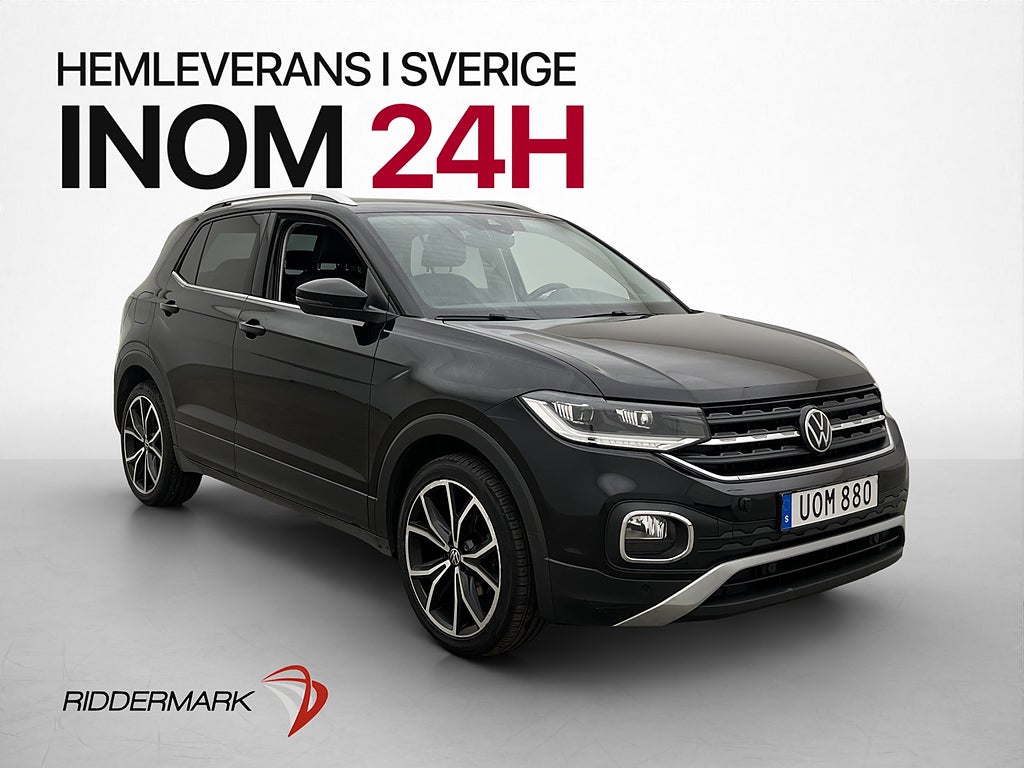 Volkswagen T-CROSS 1.0 TSI GT M-Värmare Sensorer Adaptiv