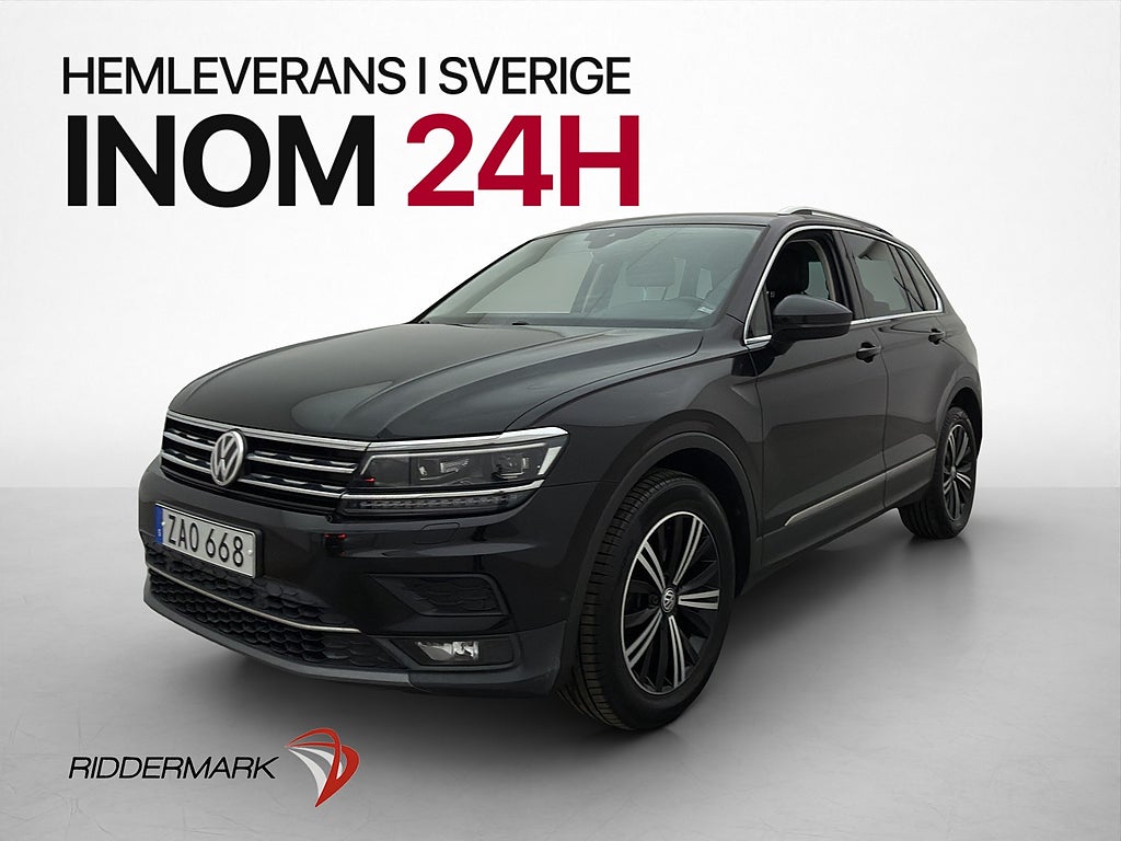 Volkswagen Tiguan 180hk 4M GT Kamera Cockpit Skinn Värm Drag