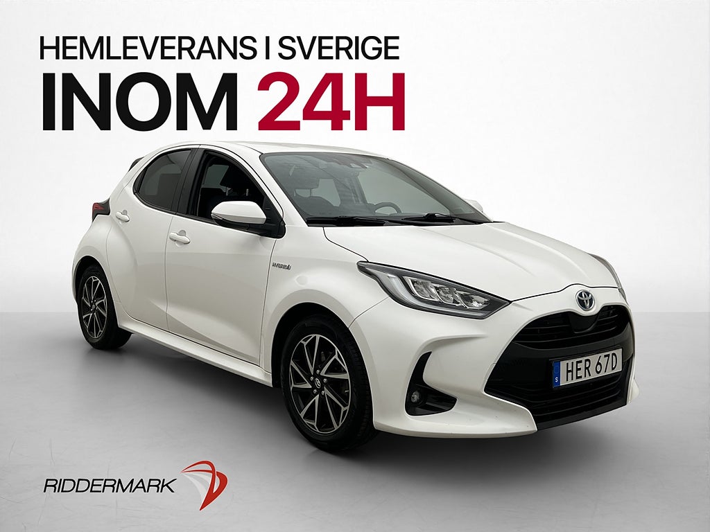 Toyota Yaris Hybrid 116hk Backkamera Adaptiv Rattvärme