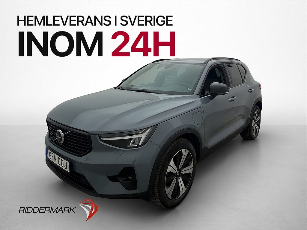 Volvo XC40 Recharge T5 Plus Dark Värm Kamera Elstolar MOMS