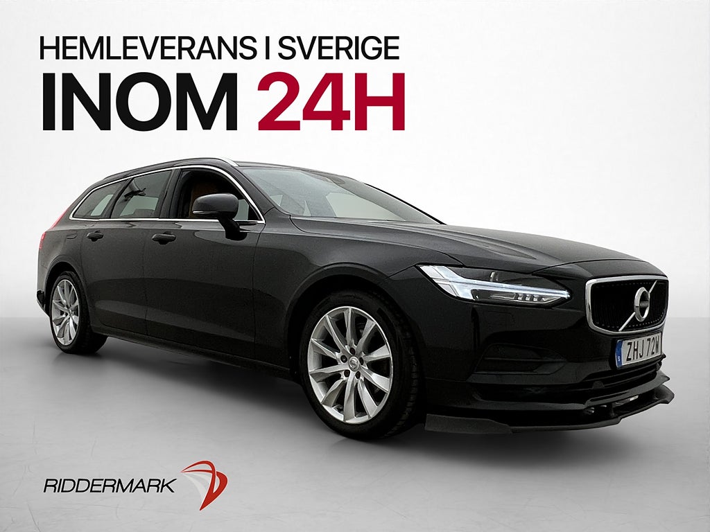 Volvo V90 D4 190hk AWD Momentum Värmare VOC Kamera Skinn
