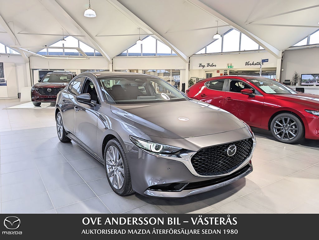 Mazda 3 Sedan 2.5 Mhybrid Exclusive-line (140) 10år Garanti