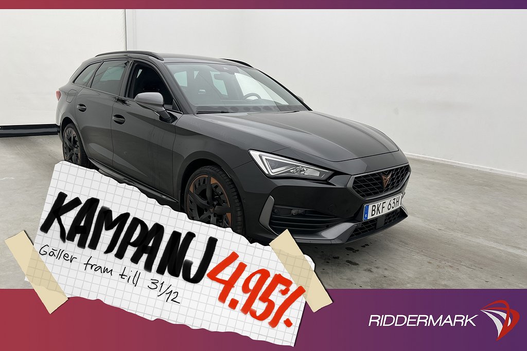 Cupra Leon Sportstourer e-Hybrid 245hk Cockpit 4,95% Ränta