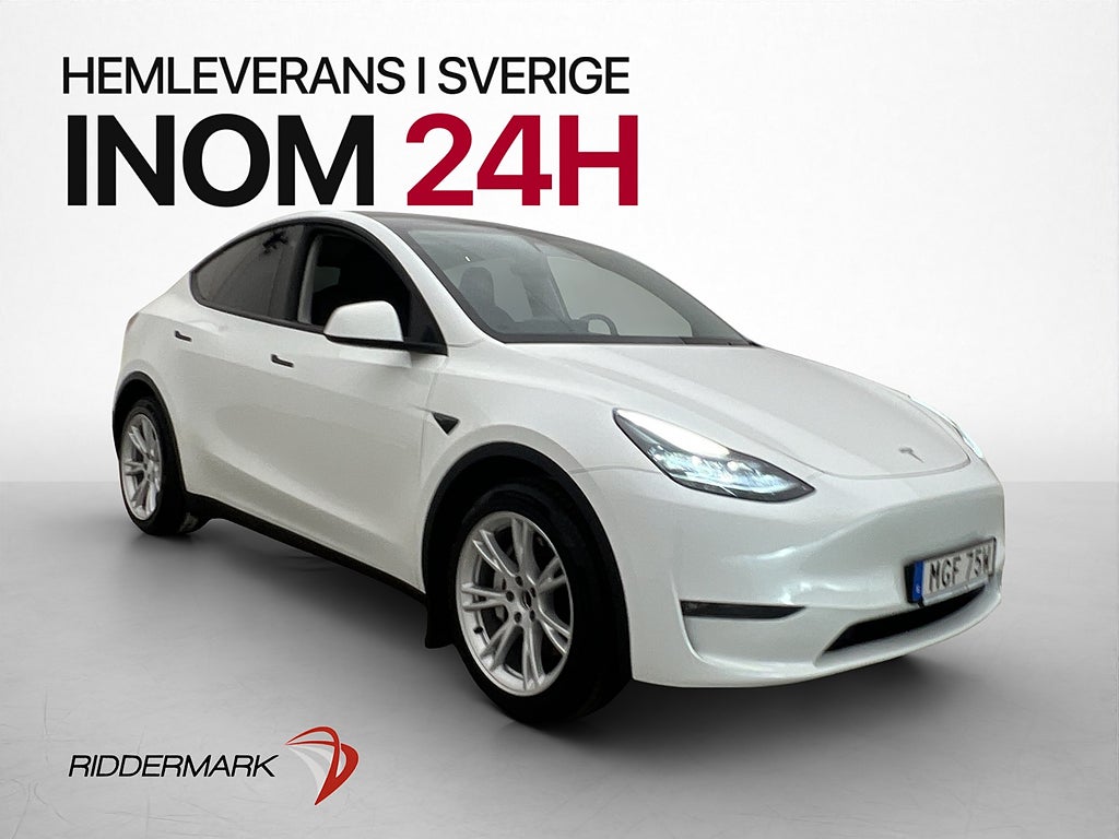 Tesla Model Y Long Range AWD Svensksåld Autopilot Dragkrok