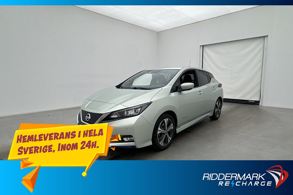 Nissan Leaf 40 kWh 150hk N-Connecta 360° Rattvärme Navi