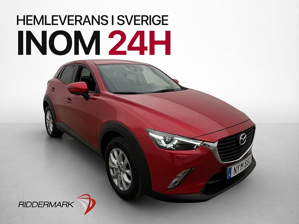 Mazda CX-3 2.0 SKYACTIV-G 120hk Navi P-Sensorer 2-brukare