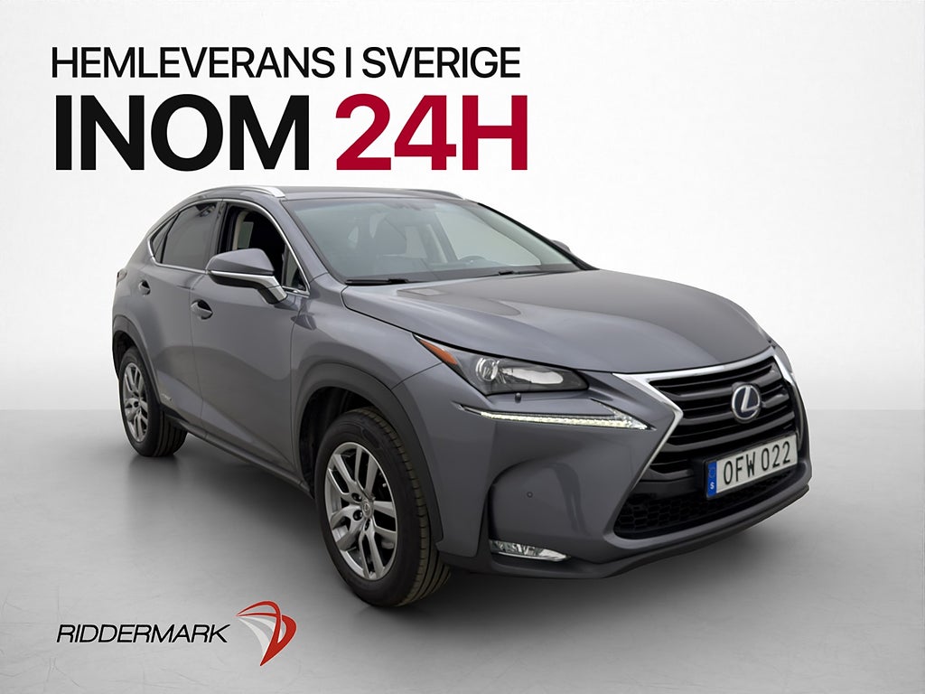 Lexus NX 300h AWD 2.5 197hk Executive Drag Kamera Navi Skinn