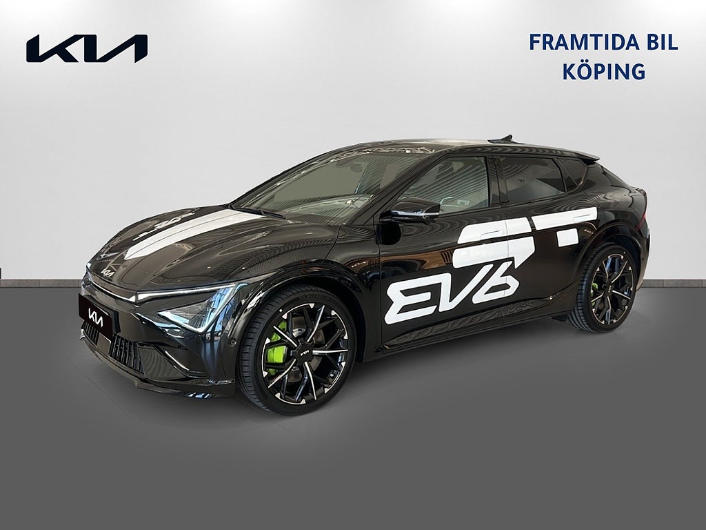 Kia EV6 GT 84 KWH,650HK,450KM, 0-100-3,5SEK Företagspris!