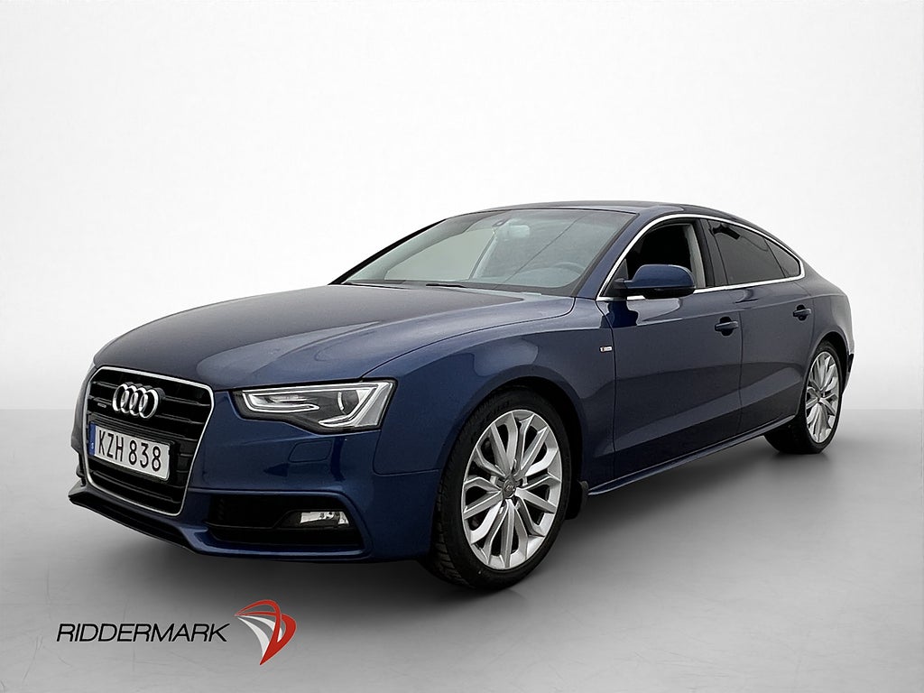 Audi A5 Sportback TDI Q 190hk S-Line Värmare Drag