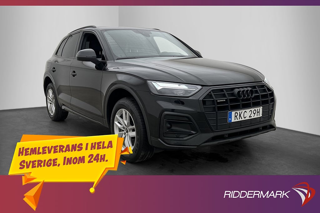 Audi Q5 40 TDI Quattro Proline Cockpit Kamera Värm Drag MOMS