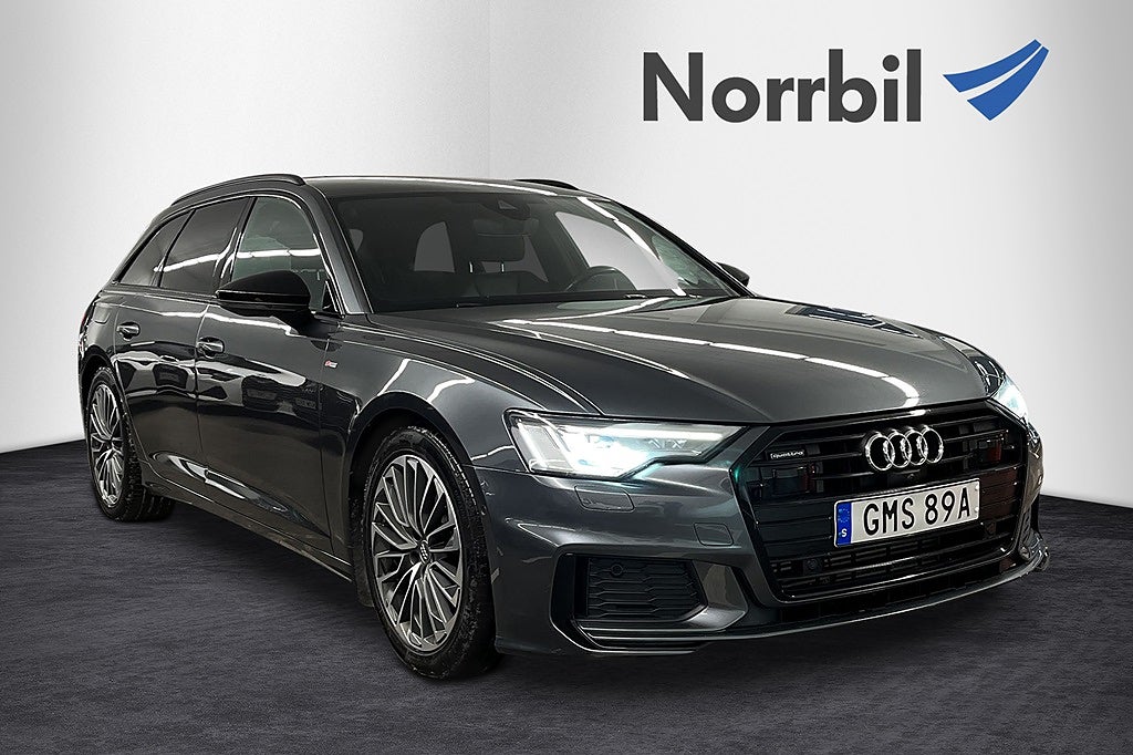 Audi A6 Avant TFSI e 55 367HK Quattro S-line, 360cam, Drag, 3-Zons