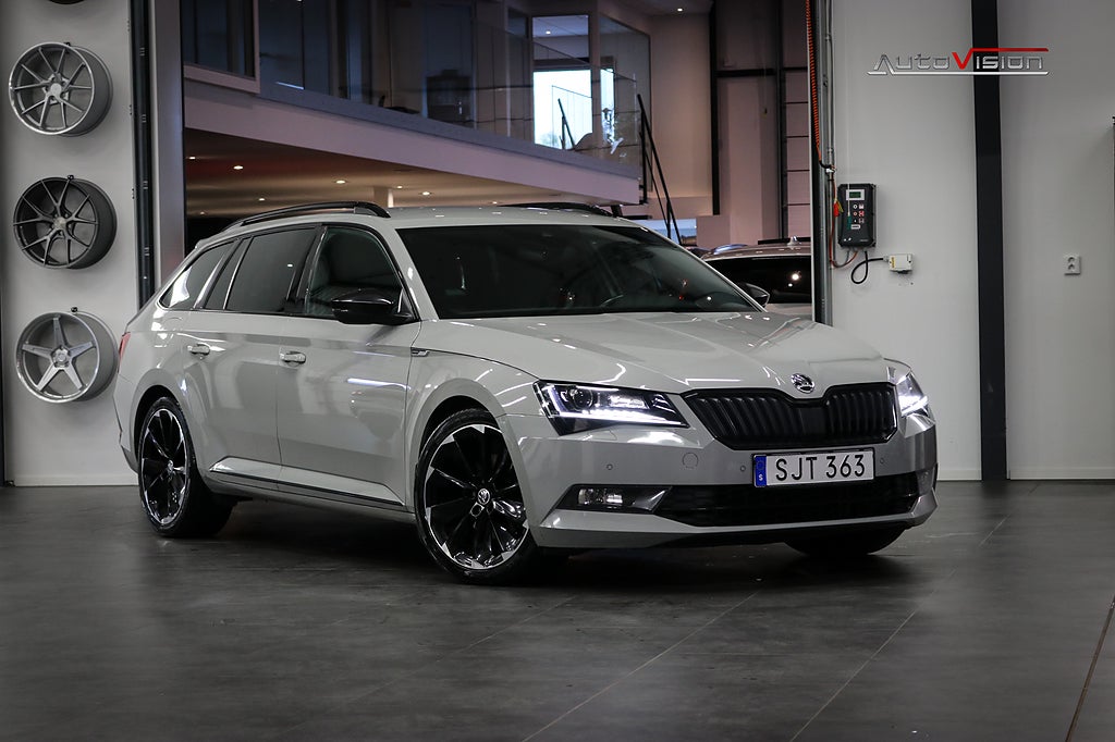 Skoda Superb 2.0 TDI 4x4 190hk SPORTLINE CANTON KAMERA COCKPIT 19"