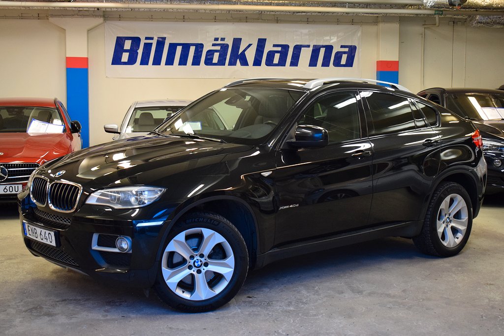 BMW X6 xDrive40d Sport line HUD/VÄRM/DRAG/TAKLUCK/KAMERA/S&V