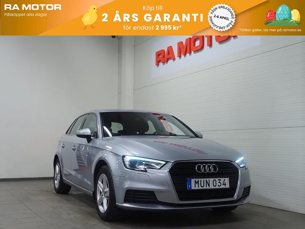 Audi A3 Sportback 1.5 150hk COD S Tronic Proline P-Sensorer 2018