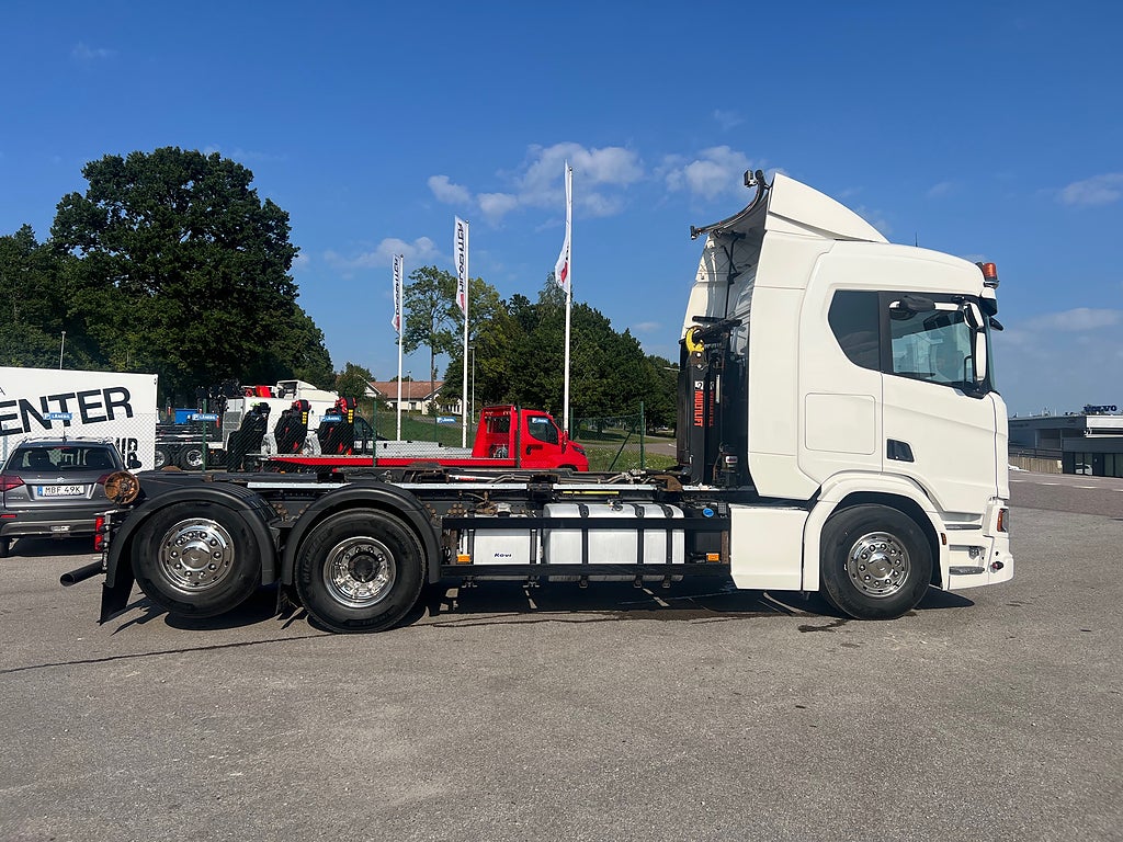 Scania R500 6x2*4 Lastväxlare inkl Schaktflak & Tippkärra