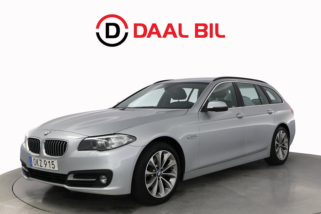 BMW 520d xDRIVE TOURING 190HK P-SENS LÄDER FARTHÅLLARE