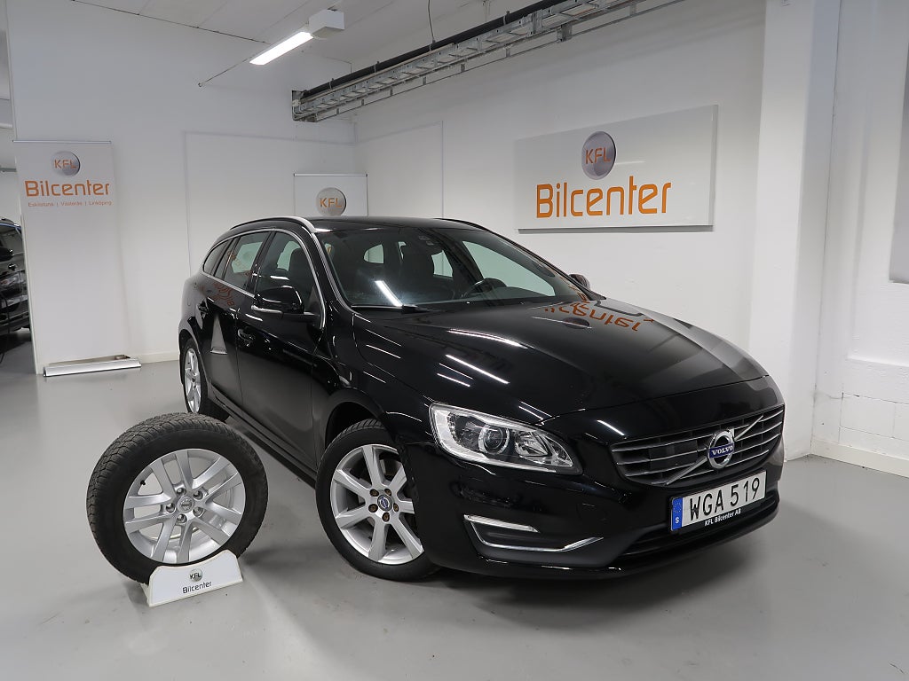 Volvo V60 D4 AWD Classic V-Däck ingår Drag-Värmare-Adaptiv-Rattvä