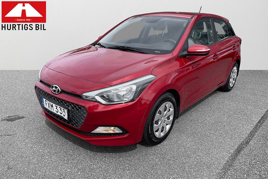 Hyundai i20 1.2 Comfort/84HK/ Euro 6/1 Brukare/Nybes