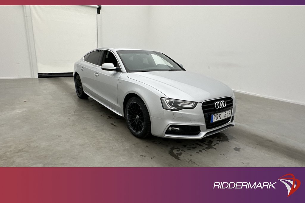 Audi A5 Sportback 2.0 TDI Quattro S-Line Sensorer 0,47l/mil