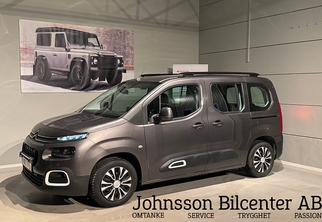 Citroën Berlingo 1.2 PureTech 5 sits Drag Carplay Backkamera 110hk