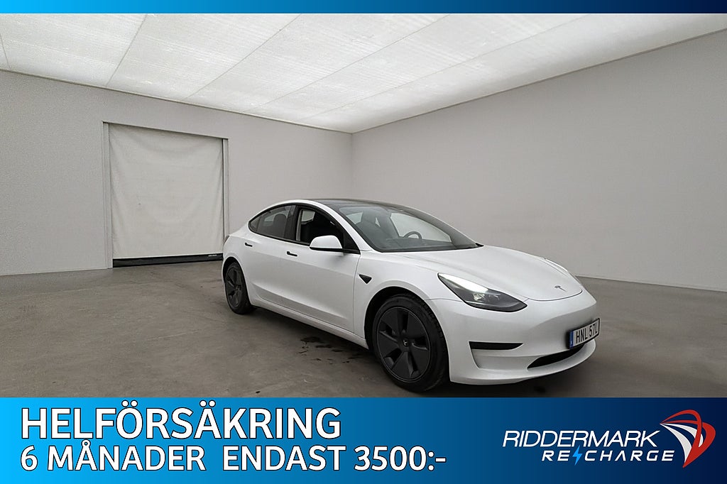 Tesla Model 3 Standard Range Värmepump Autopilot Drag MOMS
