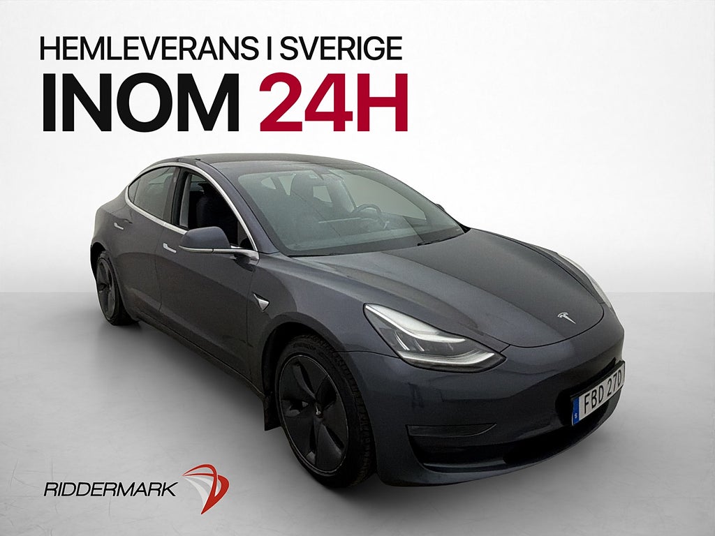 Tesla Model 3 Long Range AWD 440hk Pano Adp-fart Kamera