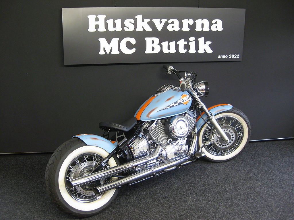 Yamaha XVS1100A Dragstar Bobber Gulf RESERVERAD