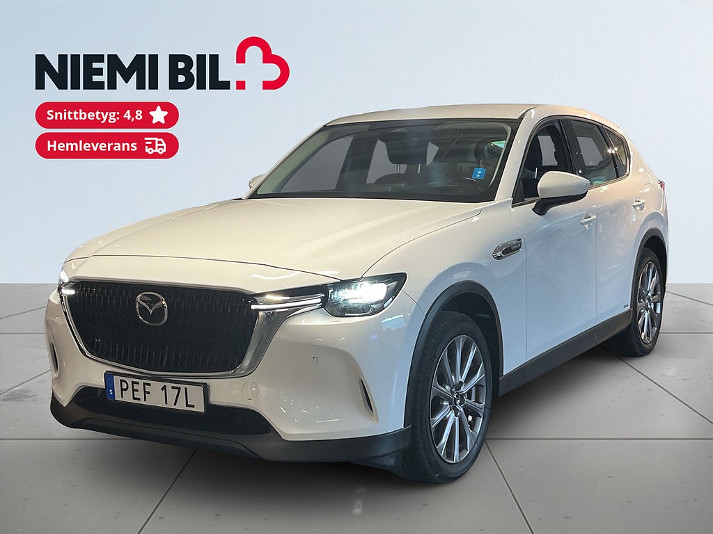 Mazda CX-60 Plug-in Hybrid AWD S&V-Hjul/Kamera/Navi/Drag/M-värm