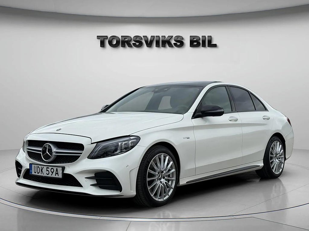 Mercedes-Benz AMG C 43 4MATIC AMG Line Designo Pkt 3500 Mil 1 Ägare - miniatyr 2