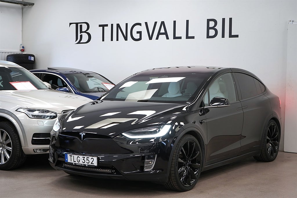 Tesla Model X 100D AWD CCS 7-SITS PANORAMA DRAG
