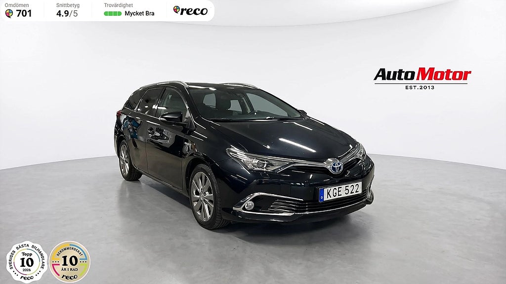 Toyota Auris 1.8 Touring Sports Hybrid Automat 136hk Bakkamera/Värmare