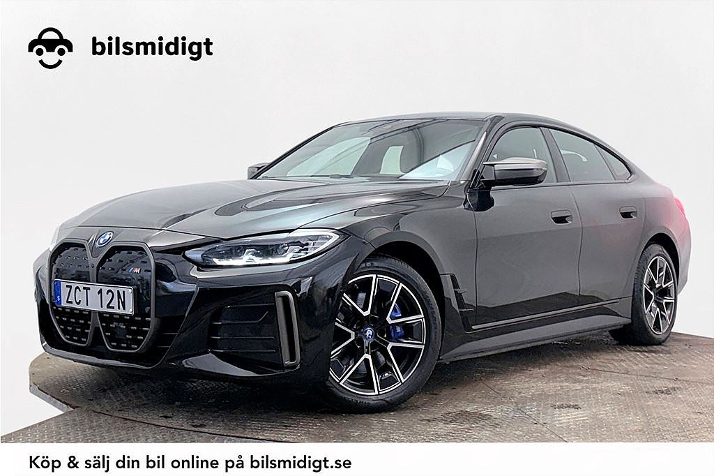 BMW i4 M50 GC Charged M Sport Drag Widescreen Läder/Alcantara Antracit 
