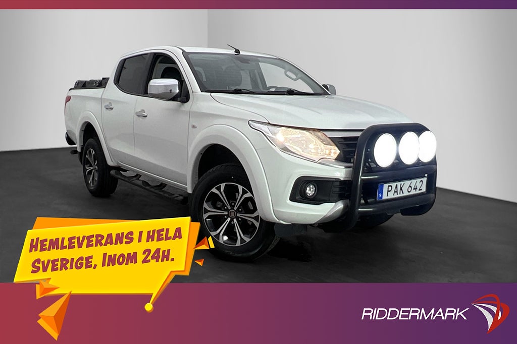 Fiat Fullback Professional 2.4 4x4 Värmare Drag Skinn MOMS