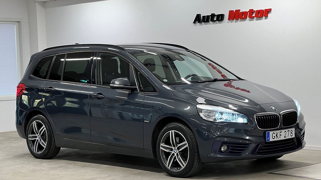 BMW 218 i Gran Tourer 7-sits B-kamera Drag Euro 6