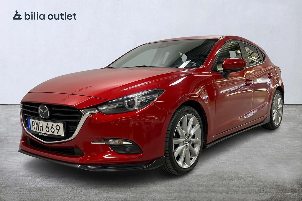 Mazda 3 Sport 2.2 Optimum 150hk Navi HuD Drag Backkamera BOSE