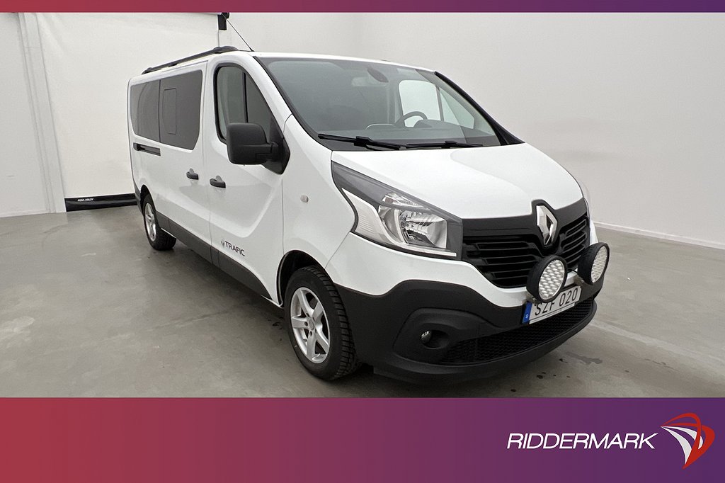 Renault trafic Kombi Lång Värmare Dragkrok B-Kamera 9-Sits