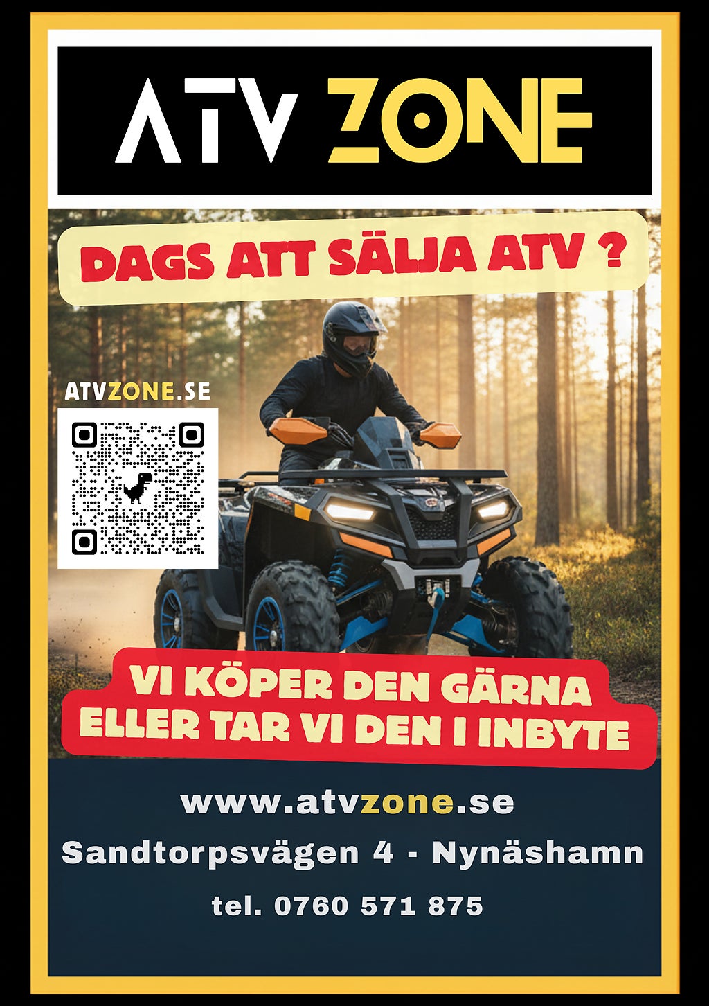 GAR Vi Köper Din Atv  Eller Tar Vi Den i Inbyte !!!