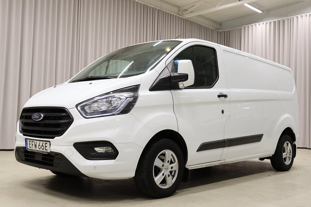 Ford Transit Custom 130HK L2 Drag Värmare Backkamera Moms