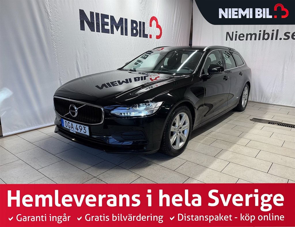 Volvo V90 D3 AWD Aut Momentum Kamera VoC Drag Navi Rattvärme