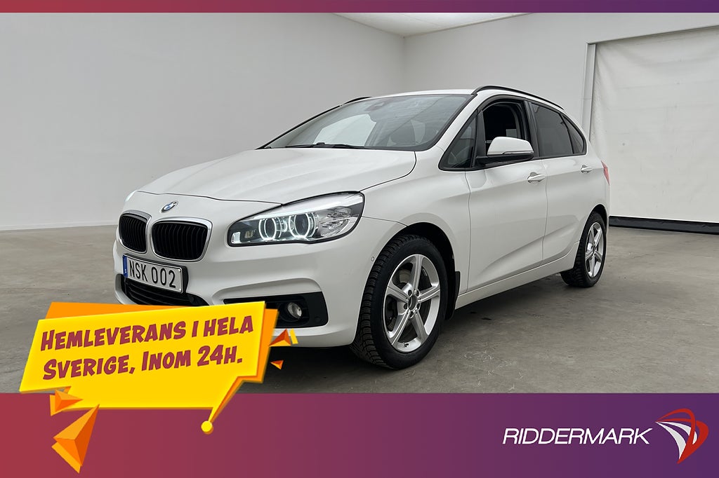 BMW 218 i Active Tourer 136hk Advantage Drag HiFi Rattvärme