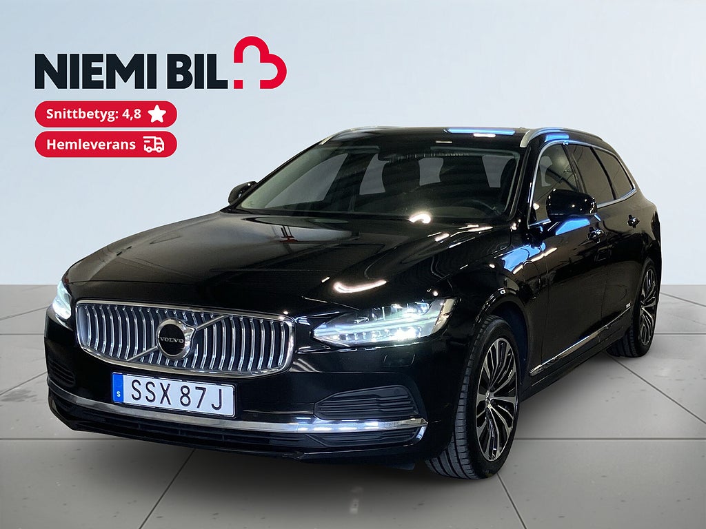 Volvo V90 Recharge T6 AWD Aut Core Drag Kamera Värmare S&V-hjul