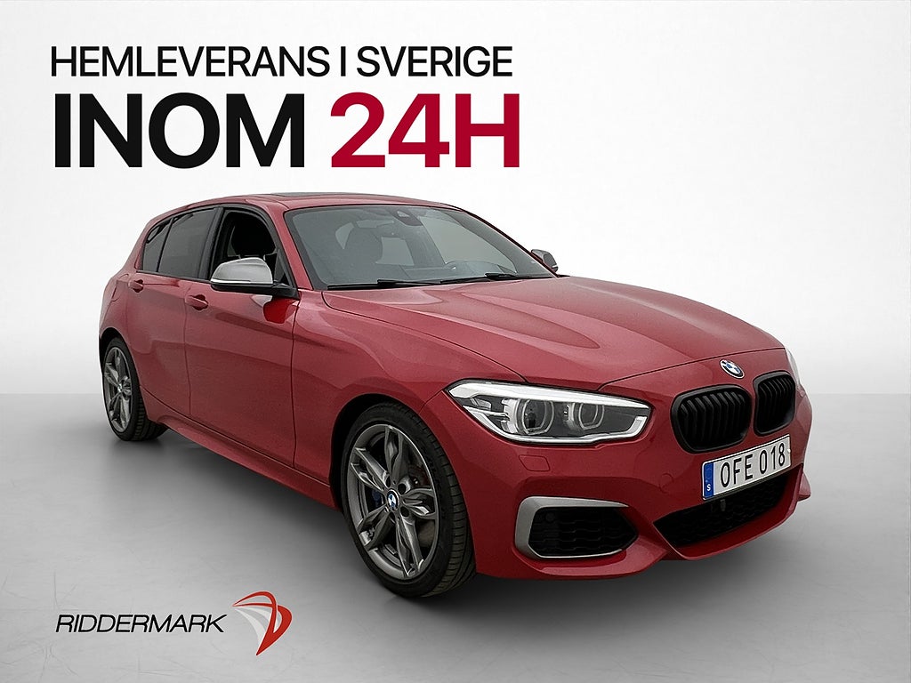 BMW M140i xDrive 340hk Taklucka Navi H/K Kamera Svensksåld